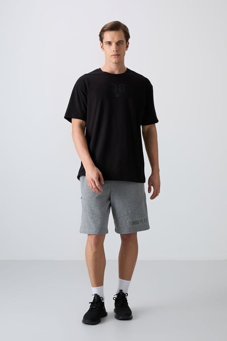 Overmaat Geprinte Logo Rundhals T-shirt - Image 2