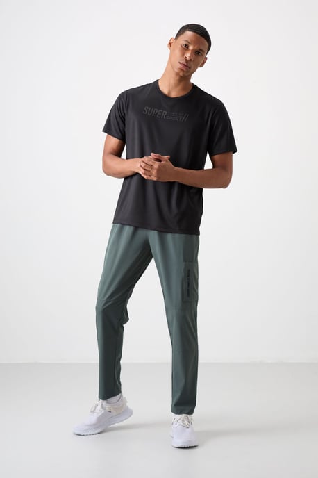 Heren Gedrukt Ronde Hals T-Shirt - Image 3