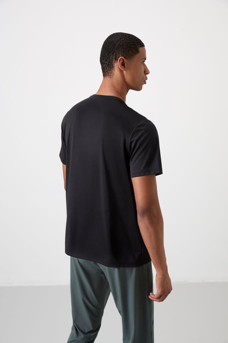 Heren Gedrukt Ronde Hals T-Shirt - Image 5