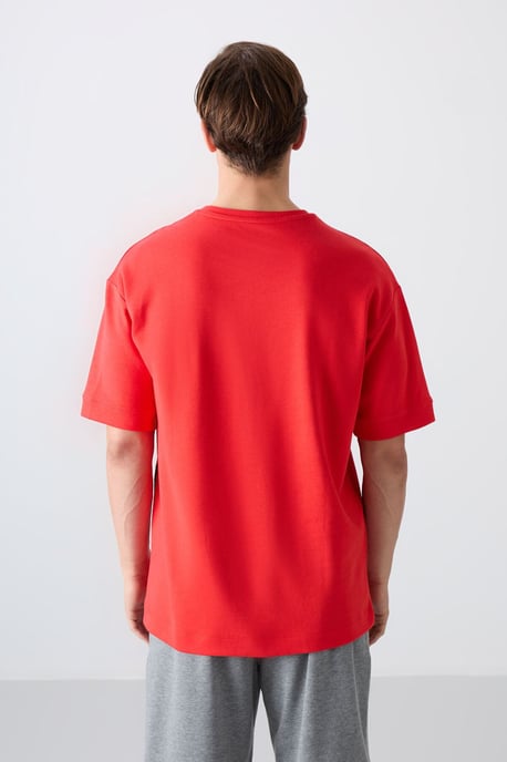 Overz nde Katoenmix Crew Neck T-Shirt - Image 6