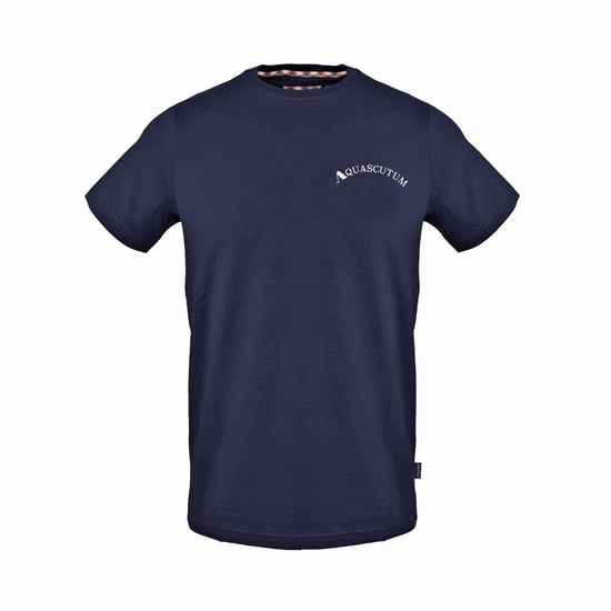 Aquascutum Heren Londen 1851 Regular T-Shirt (Marine) - Image 1