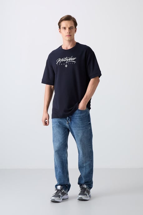 Oversized Geprinte Crew Neck T-shirt - Image 2
