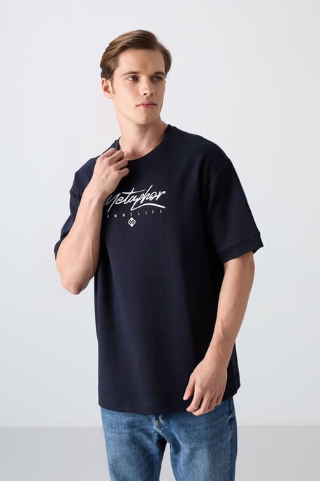 Oversized Geprinte Crew Neck T-shirt - Image 4