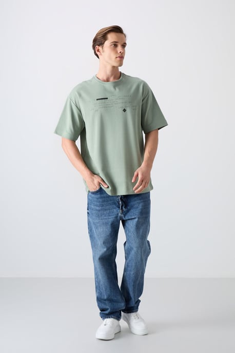 Oversized Geprinte Crew Neck T-shirt - Image 2