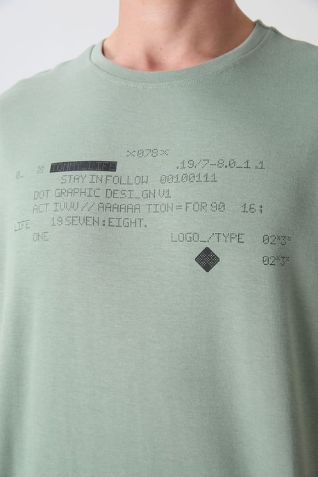 Oversized Geprinte Crew Neck T-shirt - Image 3