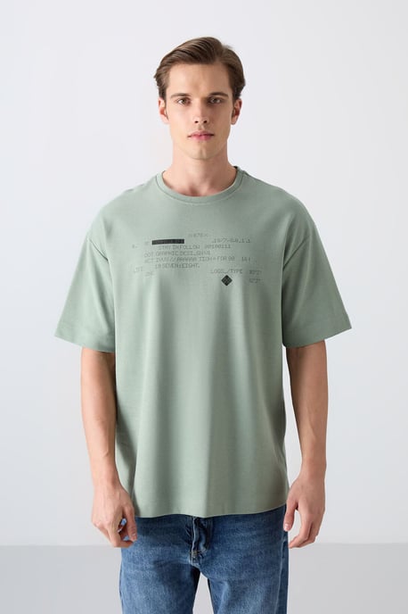 Oversized Geprinte Crew Neck T-shirt - Image 4