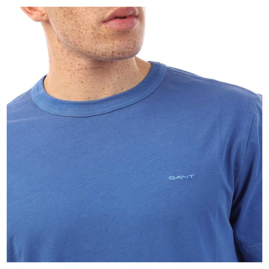 Gant Heren Faded Crew Neck T-shirt (Blauw) - Image 3
