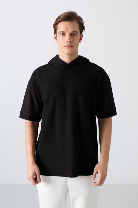 Oversized Kaptrui met Korte Mouwen - Image 4
