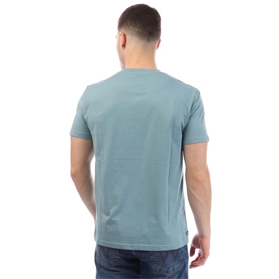 Weekend Offender Heren McMoney Box Logo T-Shirt (Lichtblauw) - Image 2