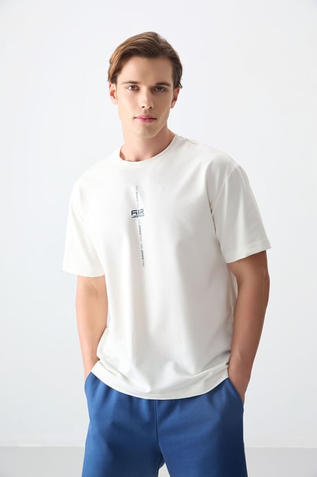 Oversized Geprinte Crew Neck T-shirt - Image 1