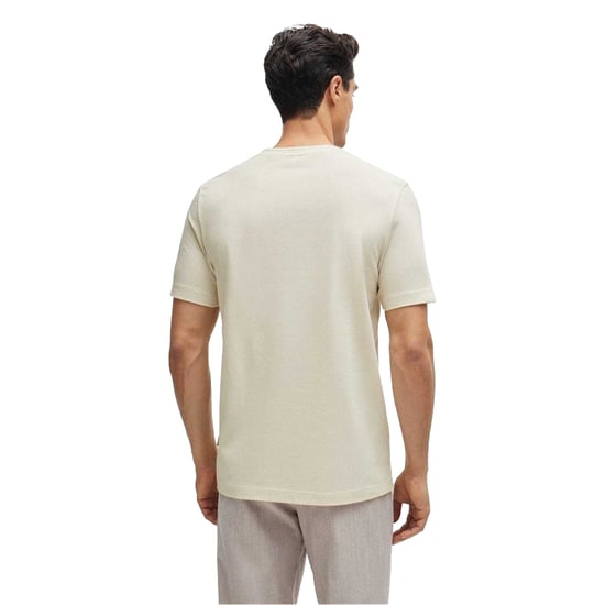 Hugo Boss Heren Boss Katoen Regular T-shirt (Wit) - Image 2