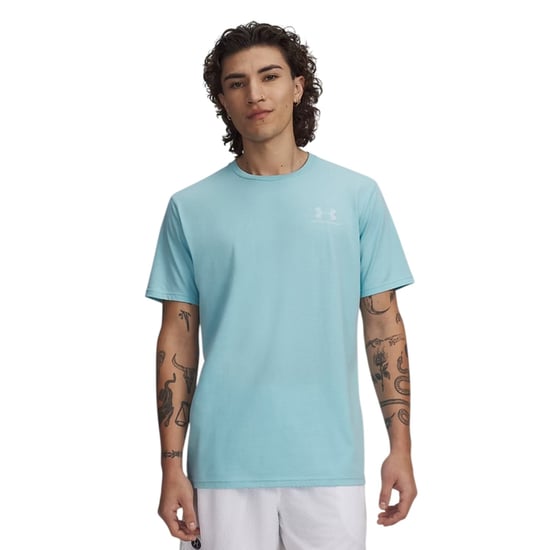 Under Armour Mens Sportstyle Chest Logo T-Shirt (Blue Haze) - Image 1