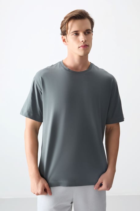 Oversized Katoenen Crew Neck T-Shirt - Image 5