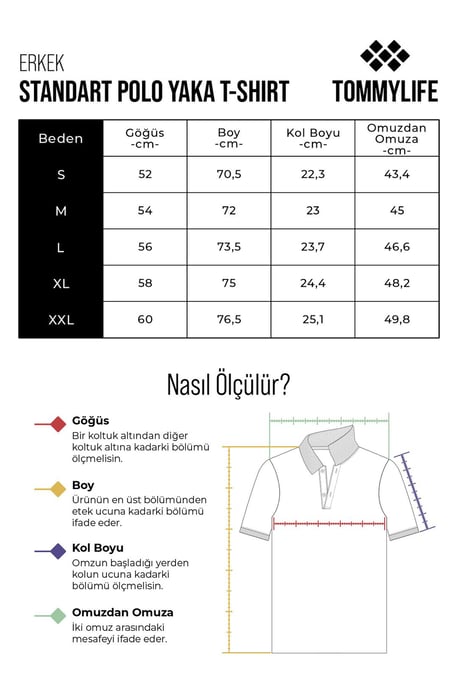 Heren Kleurblok Polo T-Shirt - Image 6