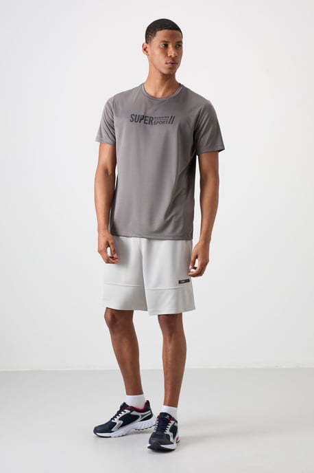 Heren Geprinte Ronde Hals T-Shirt - Image 2