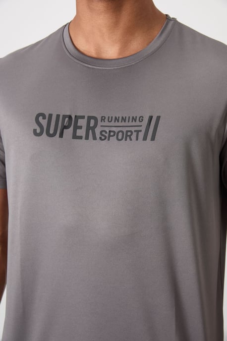 Heren Geprinte Ronde Hals T-Shirt - Image 3