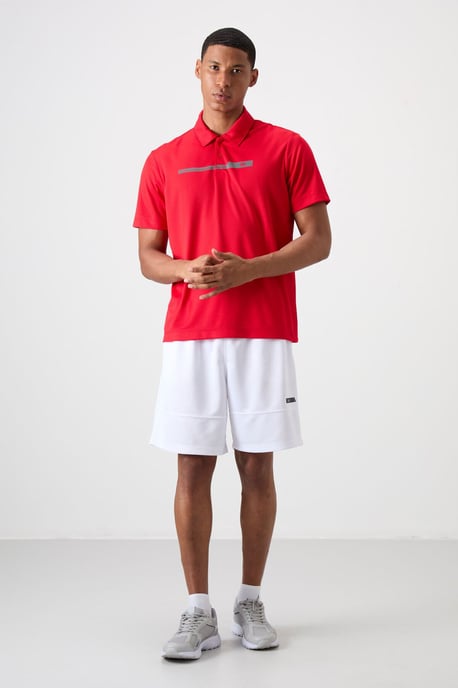 Heren Polo Kraag Knop T-Shirt - Image 2