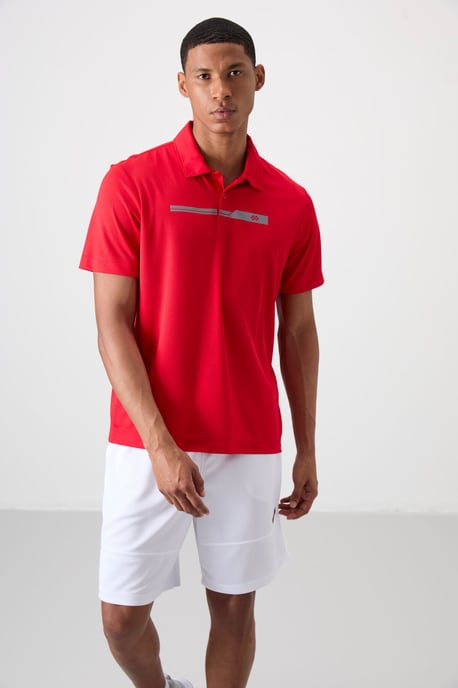 Heren Polo Kraag Knop T-Shirt - Image 4
