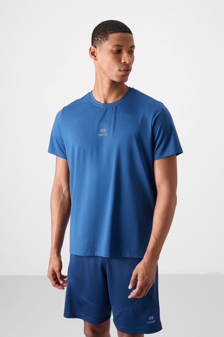 Heren T-shirt met logo-patch en korte mouwen - Image 2