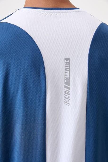 Heren T-shirt met logo-patch en korte mouwen - Image 6