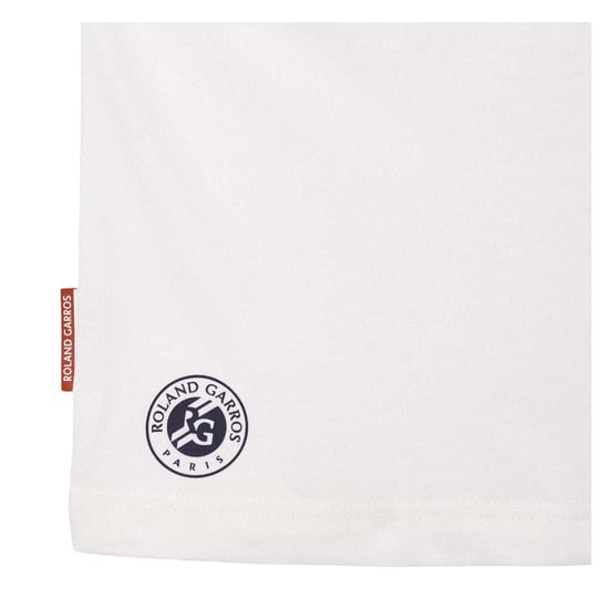 Lacoste Unisex volwassen Roland Garros Editie Normaal T-Shirt (Wit) - Image 2