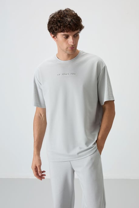 Oversized Geprinte Crew Neck T-shirt - Image 1