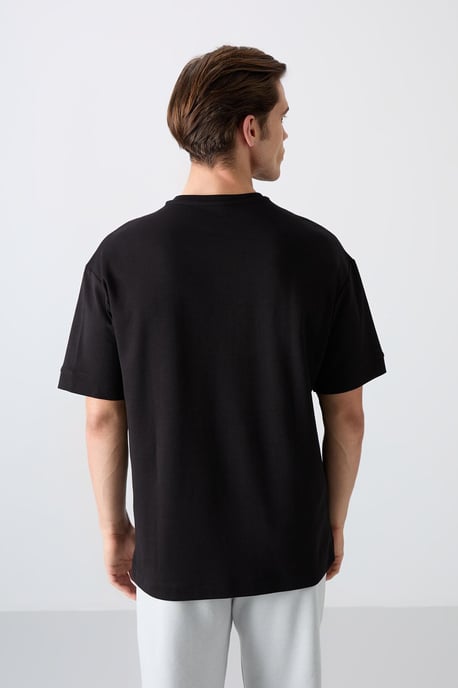 Oversized Katoenmix Crewneck T-Shirt - Image 5