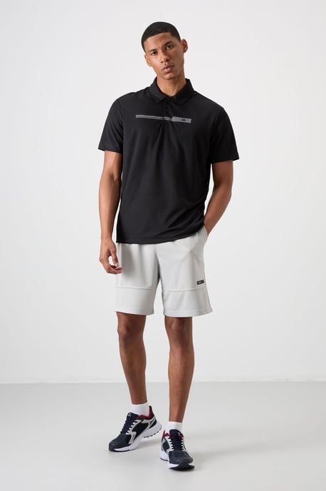 Heren Polo Kraag Knop T-Shirt - Image 4
