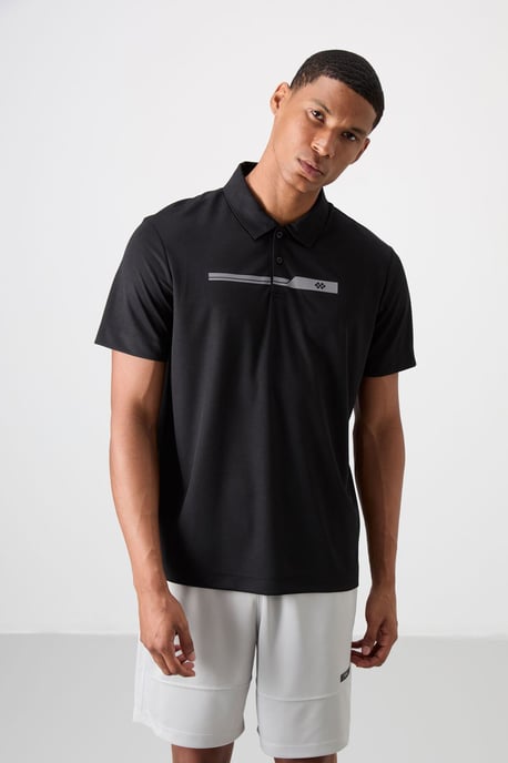 Heren Polo Kraag Knop T-Shirt - Image 6