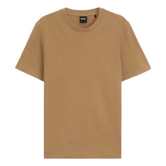 Boss Heren Bubble Normaal T-Shirt (Beige) - Image 2