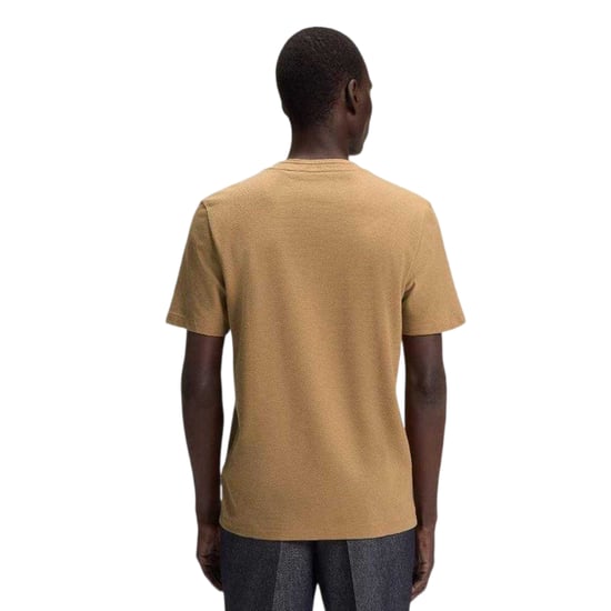 Boss Heren Bubble Normaal T-Shirt (Beige) - Image 3