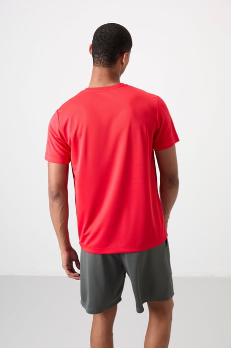 Heren T-shirt metLogo Print en Ronde Hals - Image 5