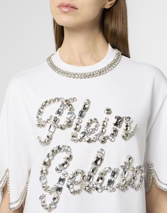 Cropped T-Shirt Crystal Waves - Image 3