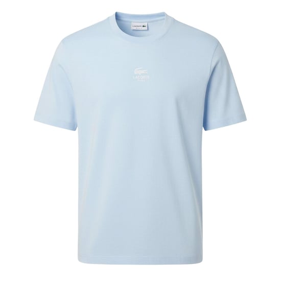 Lacoste Unisex geborduurd Logo T-shirt voor volwassenen (Blauw) - Image 1
