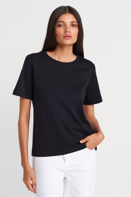 Dames Katoenen Ronde Hals T-Shirt - Image 1