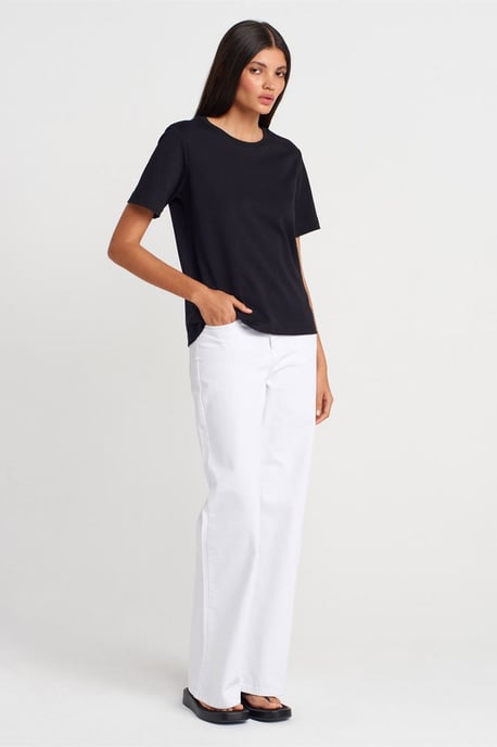 Dames Katoenen Ronde Hals T-Shirt - Image 4