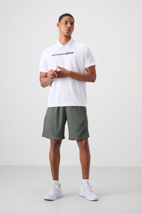 Heren Polo Kraag Knop T-shirt - Image 2