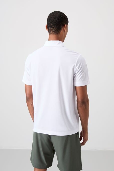Heren Polo Kraag Knop T-shirt - Image 5