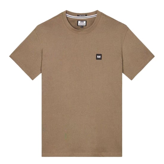 Weekend Offender Heren Strand Badge T-Shirt (Zand) - Image 2
