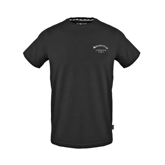Aquascutum Heren Londen 1851 Logo T-Shirt (Zwart) - Image 1