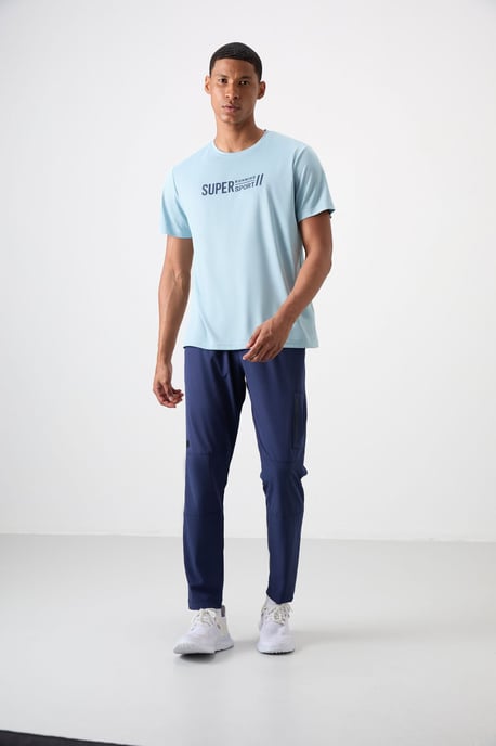 Heren Geprinte Rondhals T-Shirt - Image 2