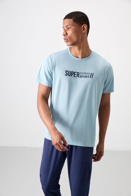 Heren Geprinte Rondhals T-Shirt - Image 4