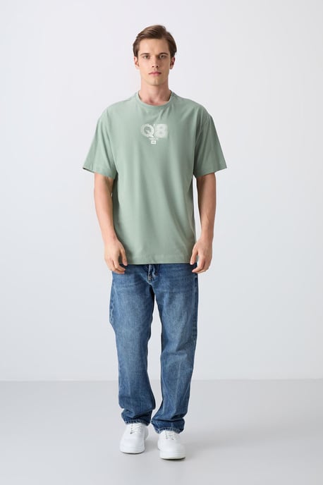 Overlookende Gedrukte Logo Crew Neck T-Shirt - Image 2