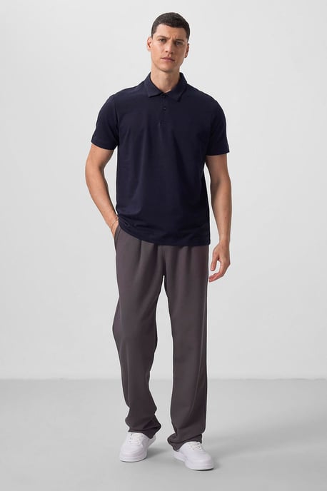 Heren Katoen Elastaan Polo T-shirt - Image 2