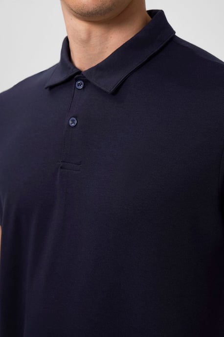 Heren Katoen Elastaan Polo T-shirt - Image 4