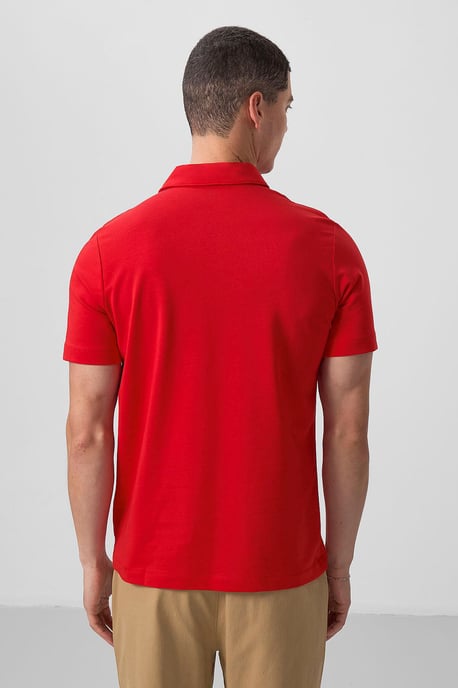 Heren Katoenen Elastaan Polo T-Shirt - Image 6