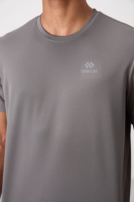 Heren T-shirt met Logo-print en Ronde Hals - Image 3