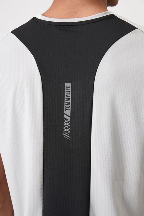Heren T-shirt met korte mouwen en logo-patch - Image 6