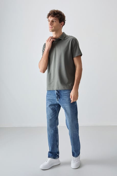 Oversized Polo Kraag T-Shirt - Image 4