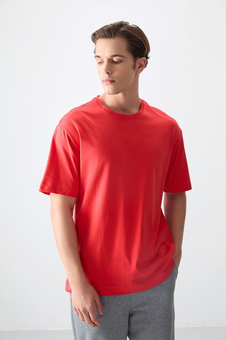 Oversized Katoenen Crew Neck T-Shirt - Image 2